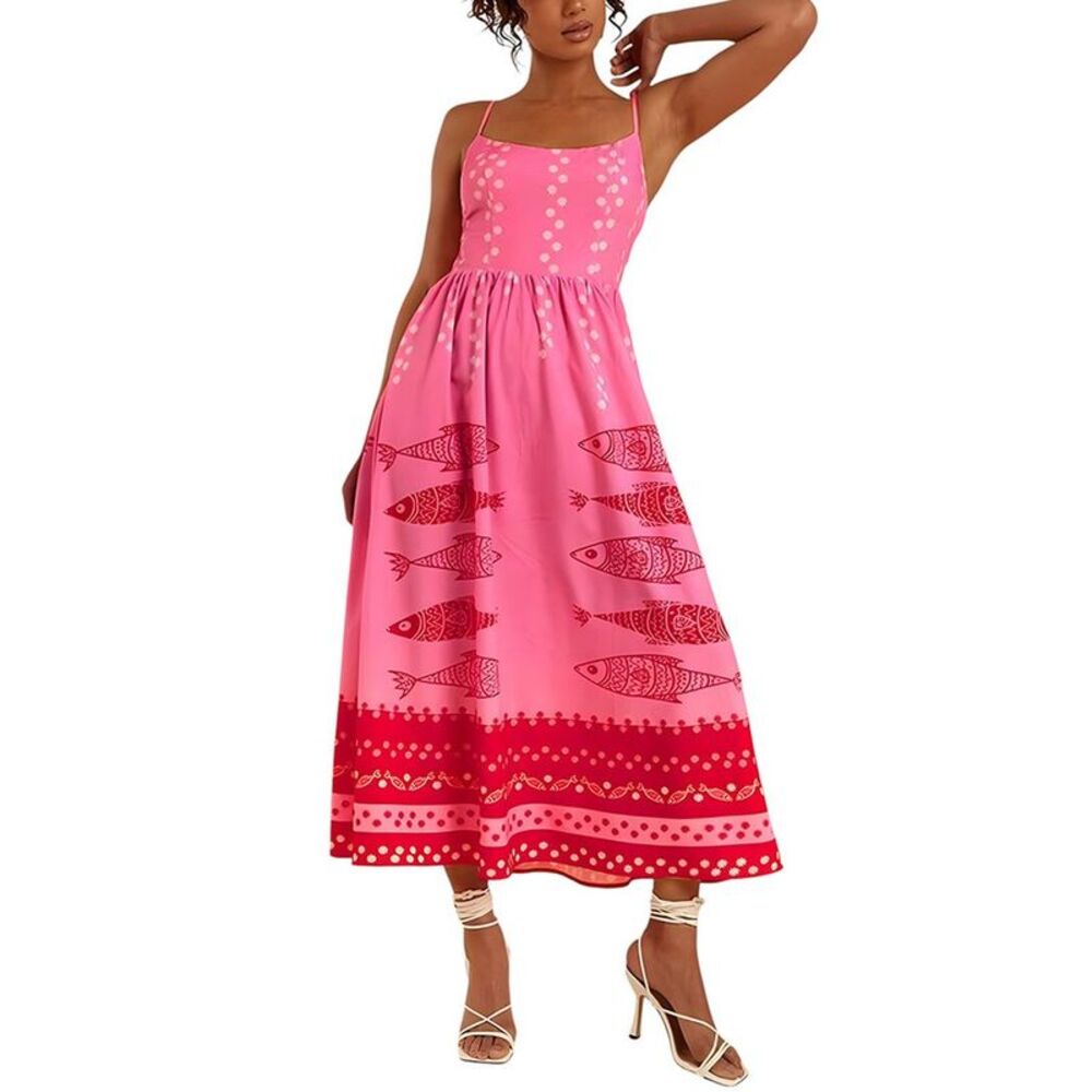 Camila Blanco Womens  Maxi Dress